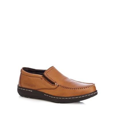 Hush Puppies Light brown 'Vicar Victory' slip-on shoes